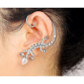 New Design Gecko Shaped Earrings Multi Crystal Ear Cuff Jewelry